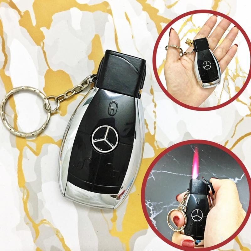 Bật lửa móc khóa xe ô tô Mercedes - xài gas