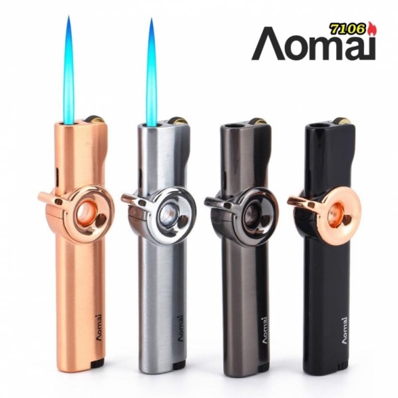 Bật lửa Aomai gas đá rãnh tay AM7106