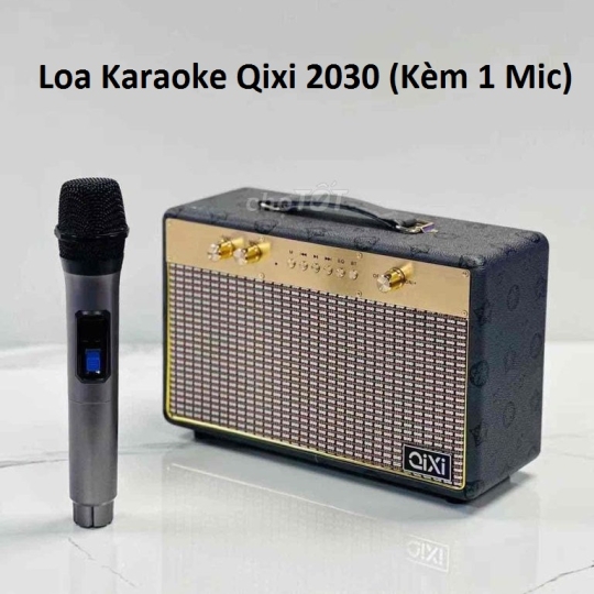 Loa karaoke Qixi 2030 (Kèm 1 micro không dây)